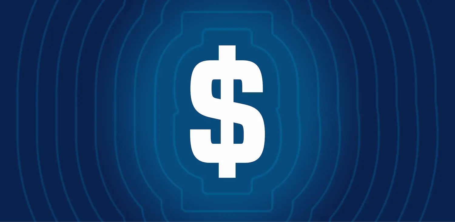 White dollar sign